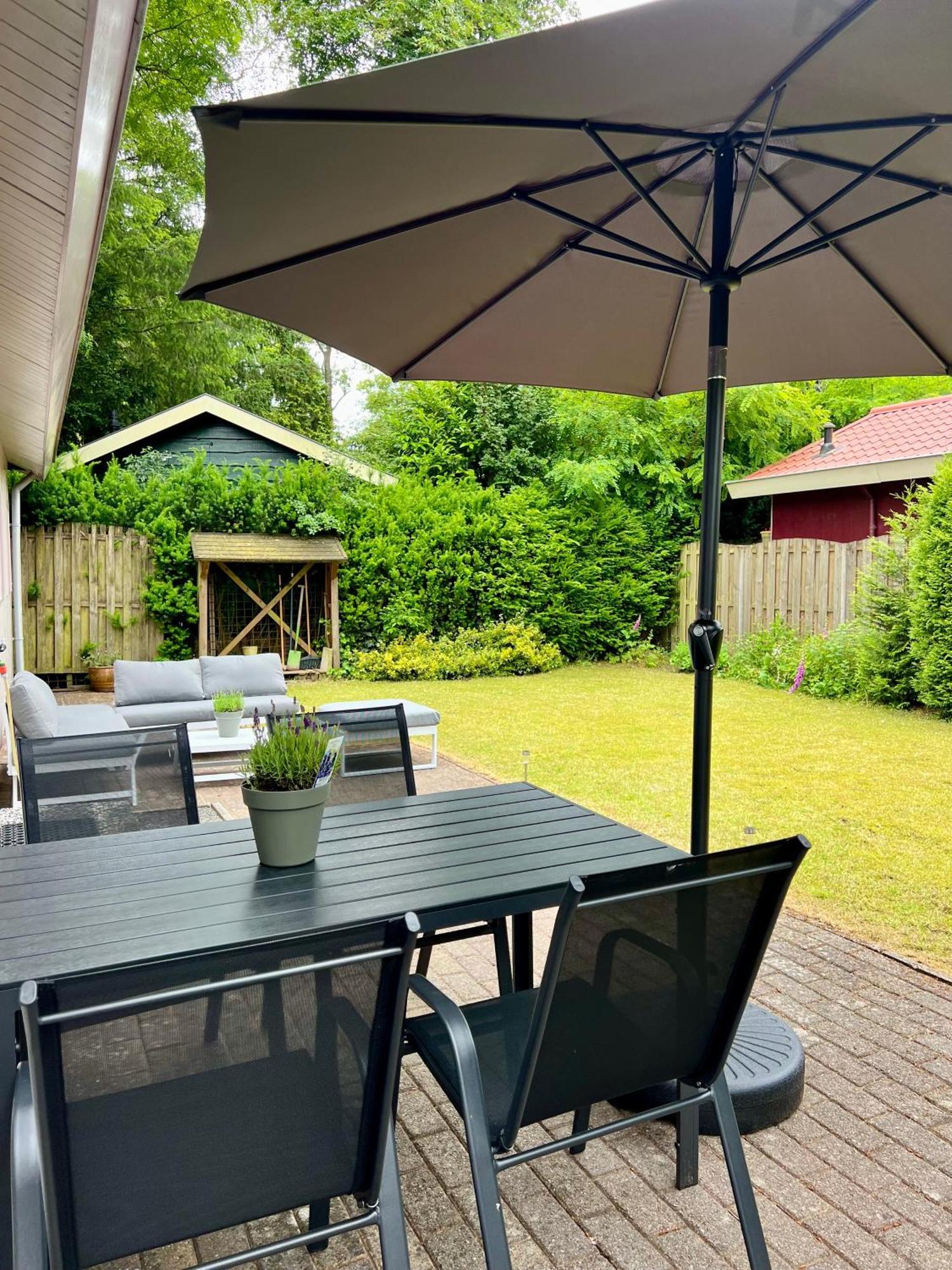 Luxe Boshuisje Met Prive Wellness & Jacuzzi Op De Veluwe Ermelo Extérieur photo