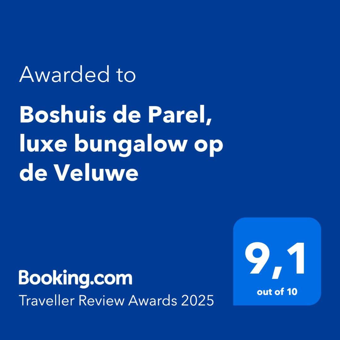 Luxe Boshuisje Met Prive Wellness & Jacuzzi Op De Veluwe Ermelo Extérieur photo