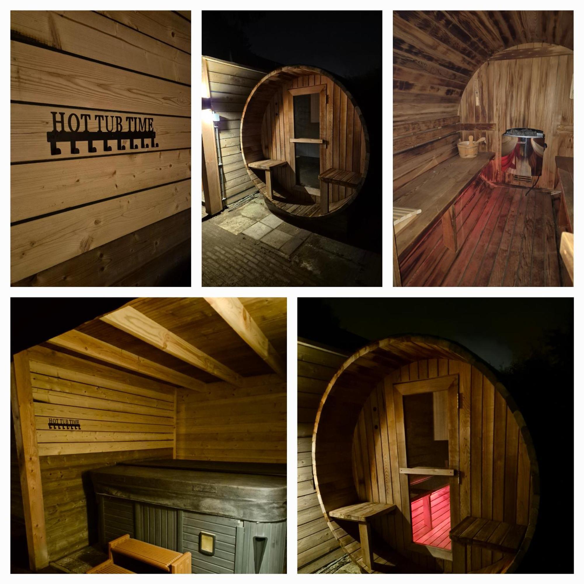 Luxe Boshuisje Met Prive Wellness & Jacuzzi Op De Veluwe Ermelo Extérieur photo